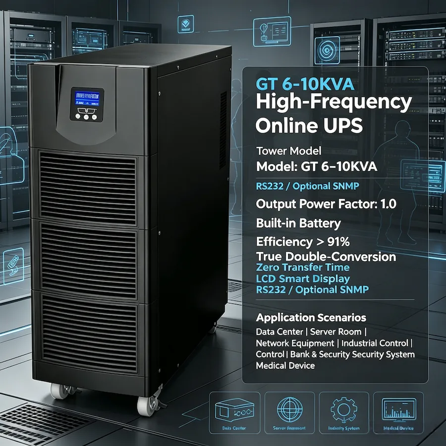 GT 6-10KVA high frequency online UPS