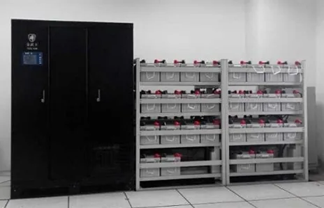 UPS and battery cabinet installation