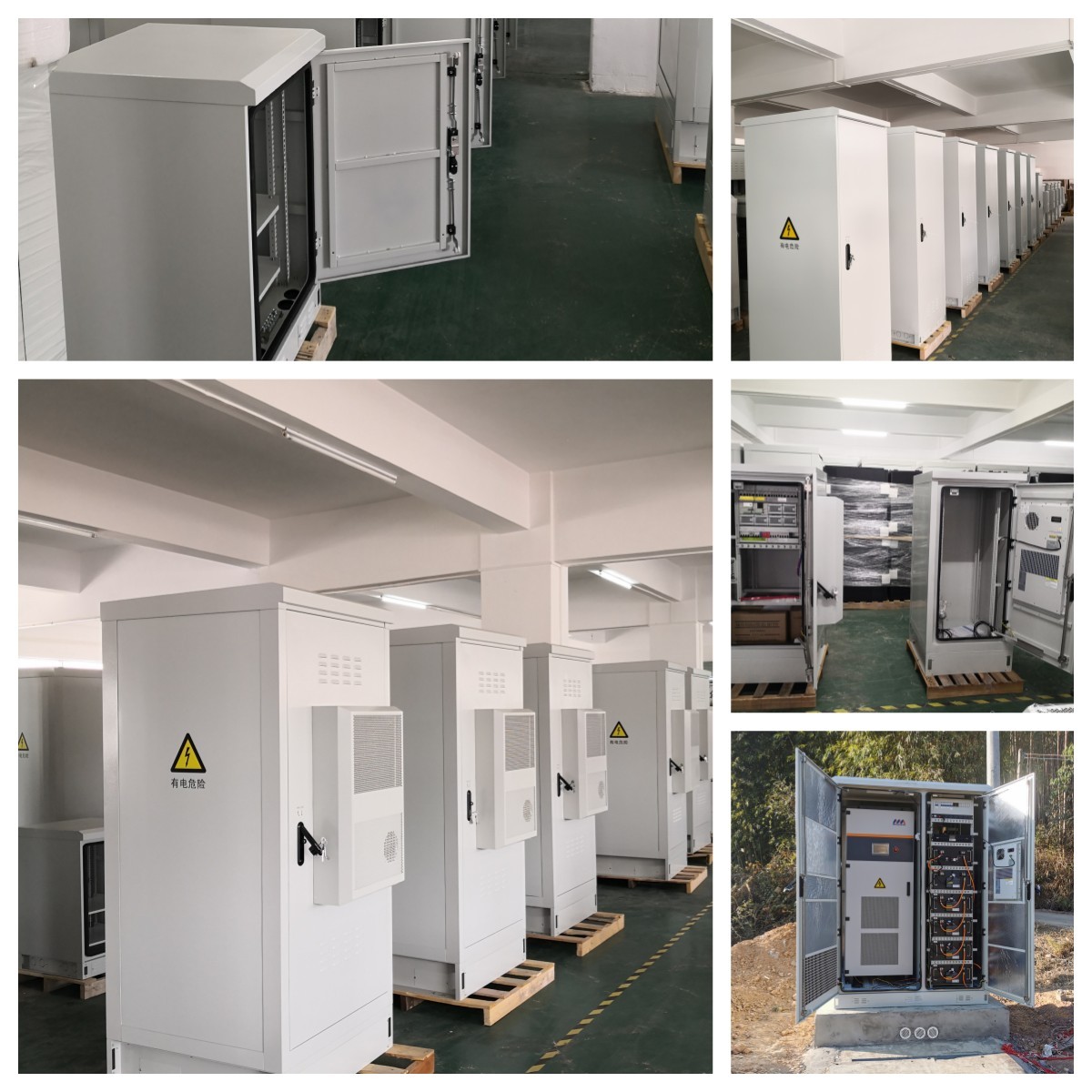 Outdoor cabinets customized for clients